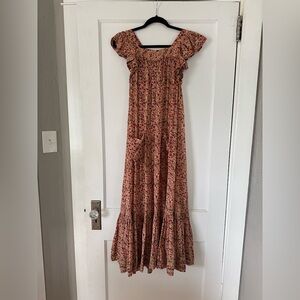 Doen Pink Valley Floral Dress